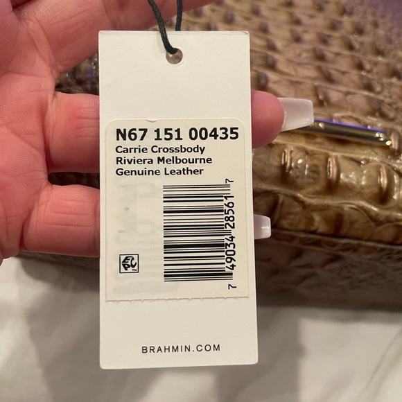 Brahmin Carrie Crossbody Riviera Melbourne bag - Picture 6 of 9